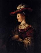 Saskia in Pompous Dress, Rembrandt Peale